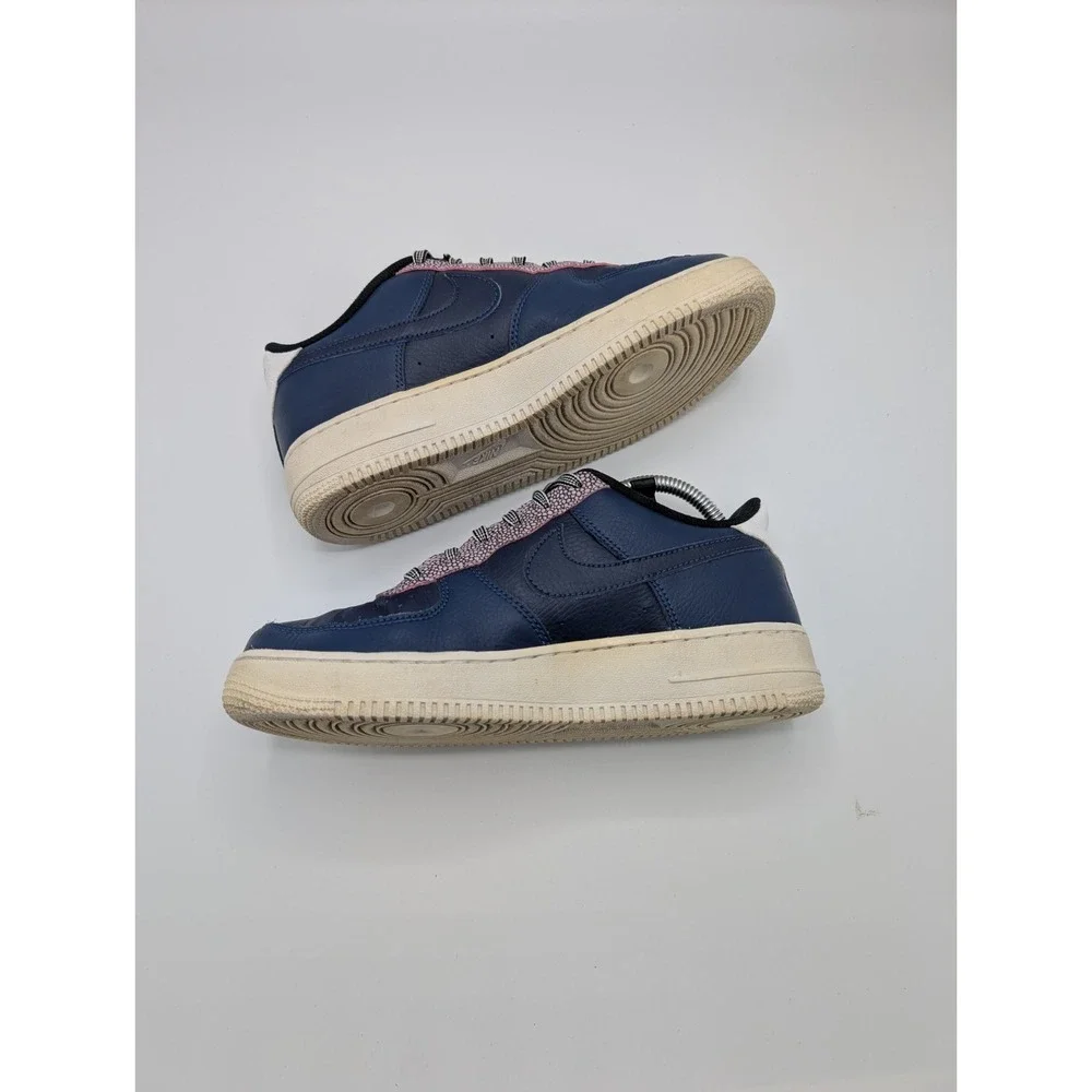 Nike Air Force 1 Low Shoes Boys Size 6.5Y‎ CN5715-400 Leather Sneakers